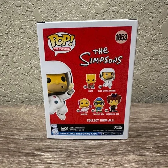 Funko POP! The Simpsons Deep Space Homer Simpson Figure #1653 - Picture 4 of 7